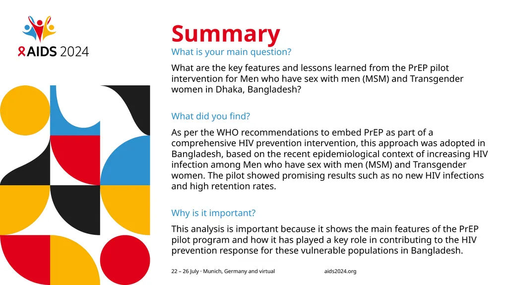 Exploring Pre-Exposure Prophylaxis (PrEP) uptake - slide 2 of 16