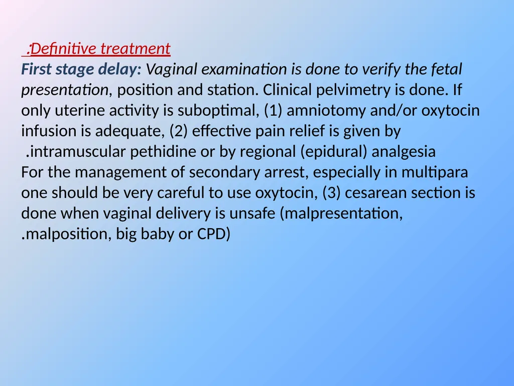 By: Dr.Inaam Faisal ABNORMAL LABOR Abnormal labour - slide 19 of 20