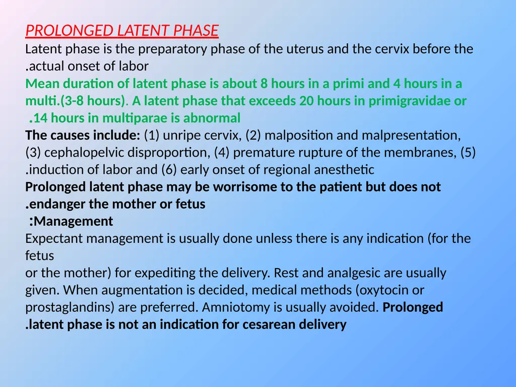 By: Dr.Inaam Faisal ABNORMAL LABOR Abnormal labour - slide 11 of 20