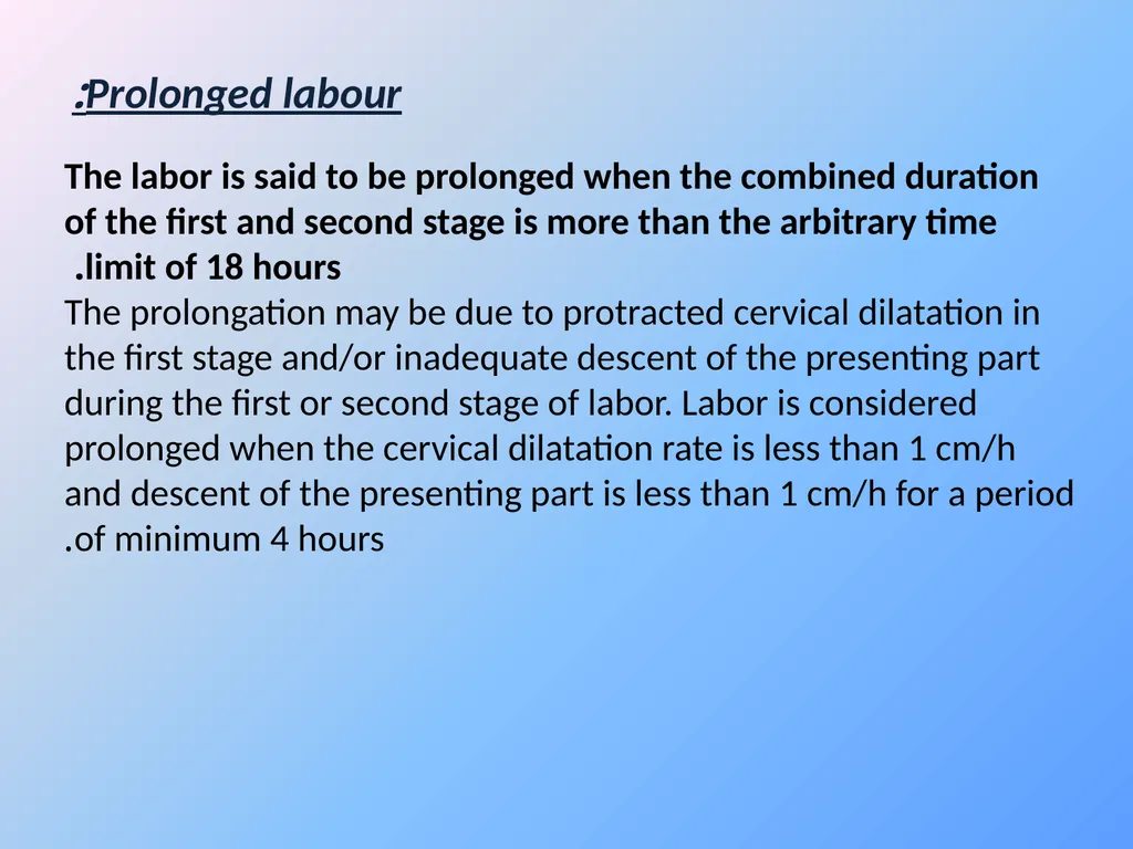 By: Dr.Inaam Faisal ABNORMAL LABOR Abnormal labour - slide 3 of 20