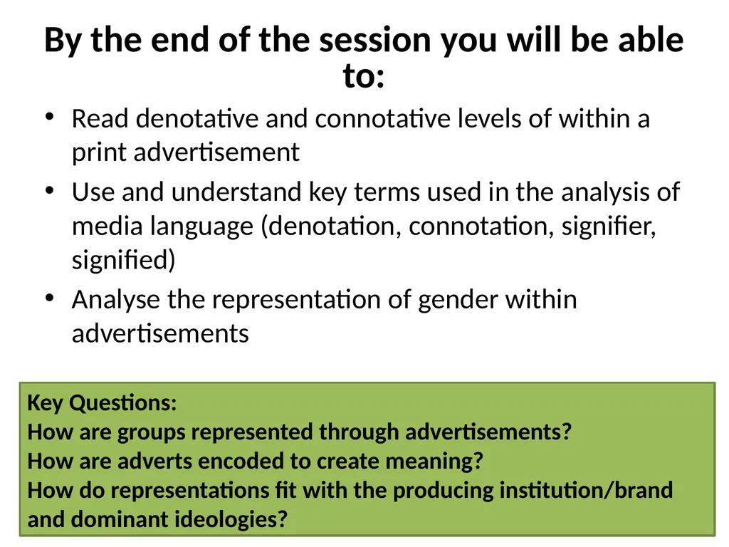 Representation Within Print Advertisements On the - slide 3 of 16