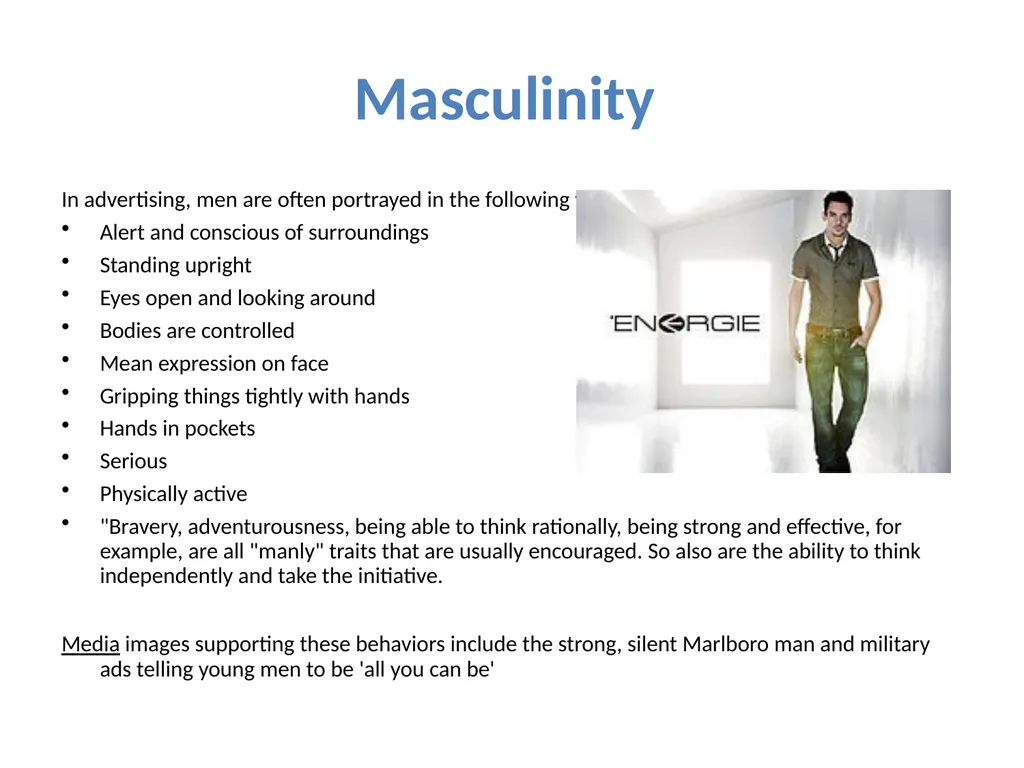 Representation Within Print Advertisements On the - slide 7 of 16