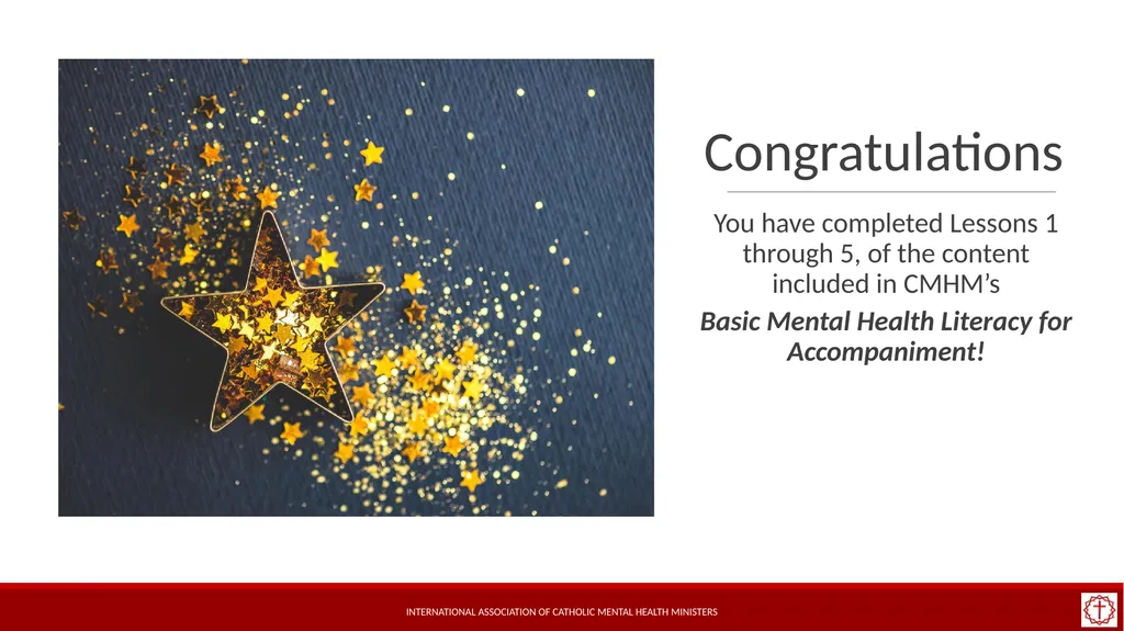Basic Mental Health Literacy for Accompaniment - slide 50 of 50