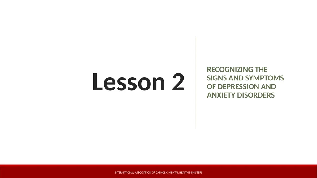 Basic Mental Health Literacy for Accompaniment - slide 17 of 50