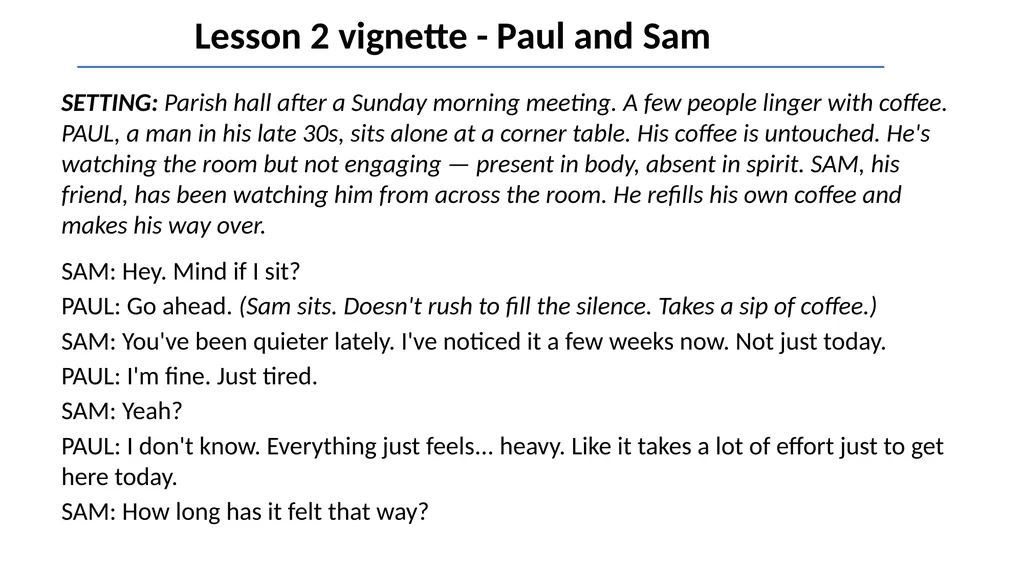Basic Mental Health Literacy for Accompaniment - slide 20 of 50