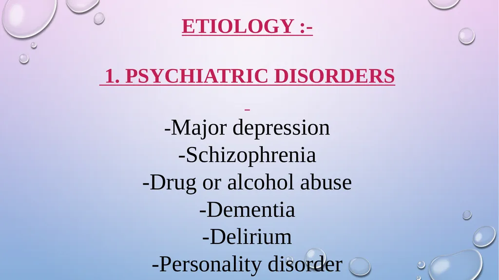 TOPIC ON :- PSYCHIATRIC EMERGENCY PRESENTED BY :- - slide 6 of 15