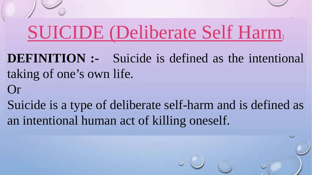 TOPIC ON :- PSYCHIATRIC EMERGENCY PRESENTED BY :- - slide 5 of 15