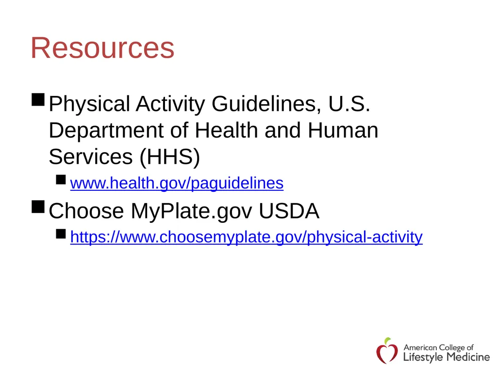 Lifestyle Medicine: Exercise Professionals in - slide 41 of 42