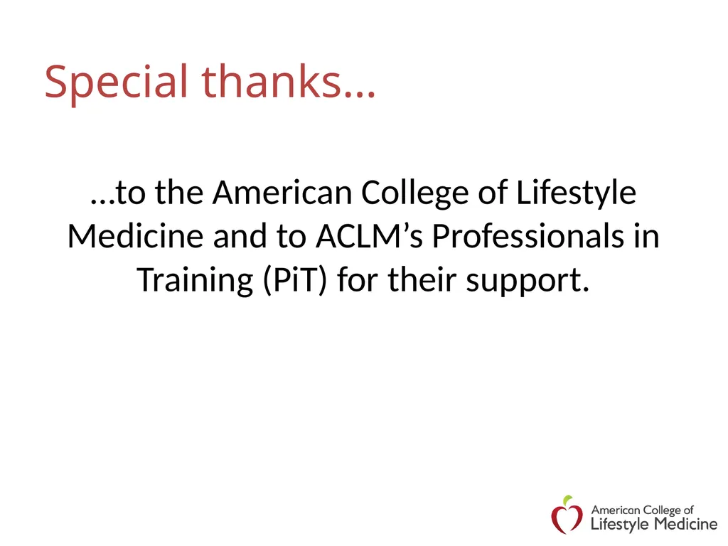 Lifestyle Medicine: Exercise Professionals in - slide 36 of 42