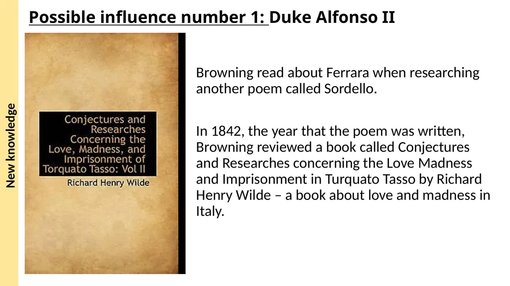 Learning episode 2: to know what influenced the - slide 8 of 14