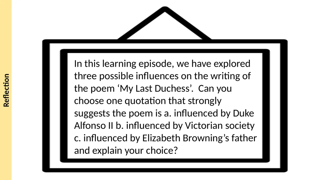 Learning episode 2: to know what influenced the - slide 14 of 14