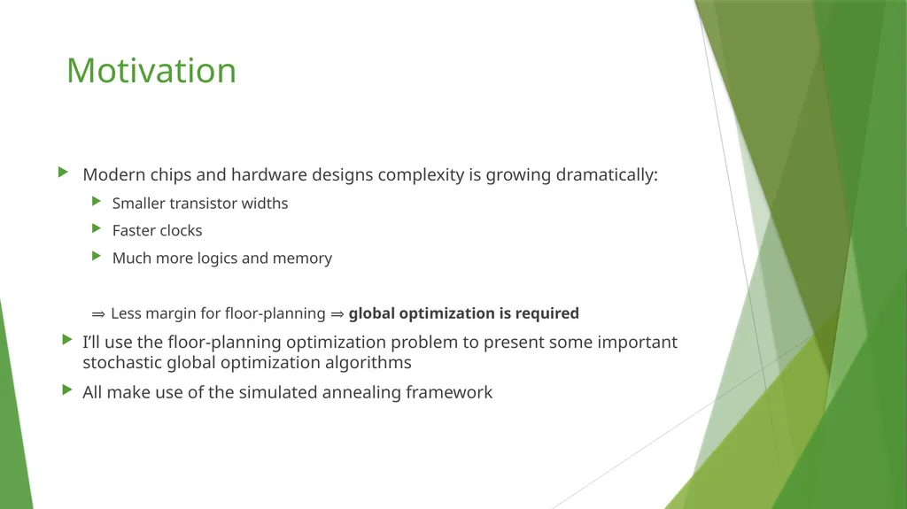 Modern Floor-planning Based on B∗-Tree and Fast - slide 7 of 32