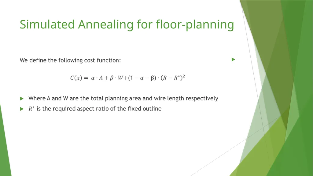 Modern Floor-planning Based on B∗-Tree and Fast - slide 16 of 32