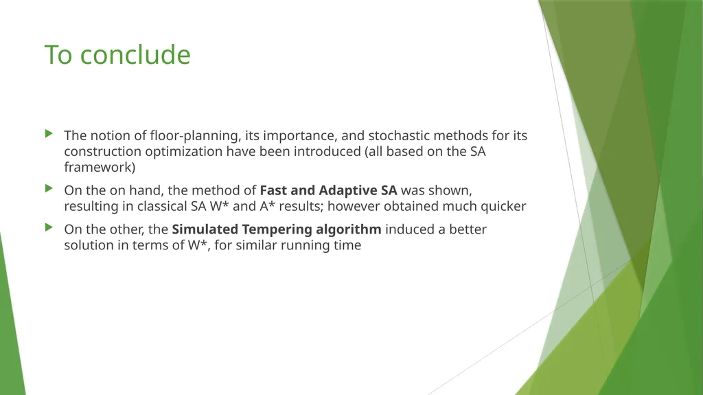 Modern Floor-planning Based on B∗-Tree and Fast - slide 31 of 32