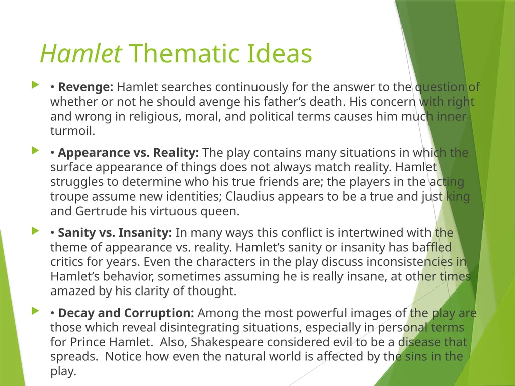 Hamlet Pre-Reading Questions What would it feel - slide 4 of 9