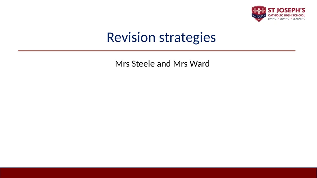 Year 10 Study Skills Evening Thursday 12th - slide 36 of 51