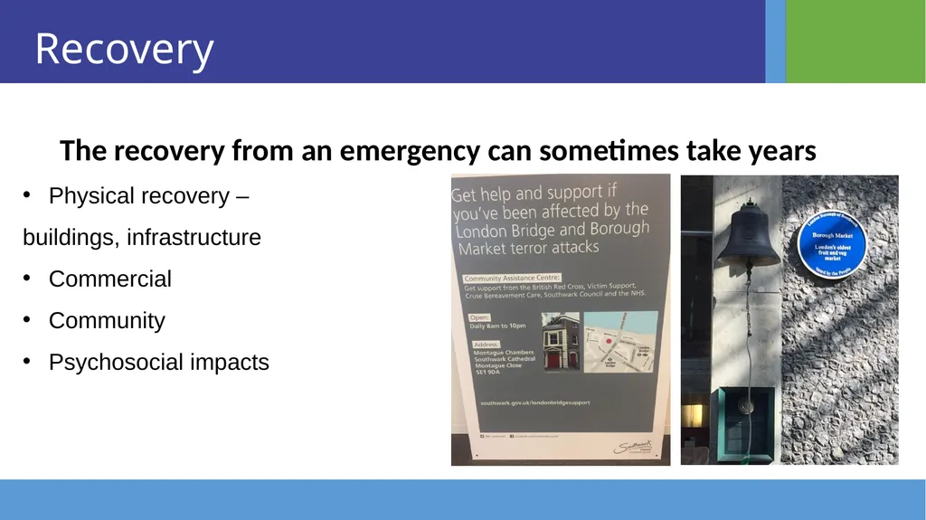 Southwark Emergency Planning Team & Community - slide 9 of 11