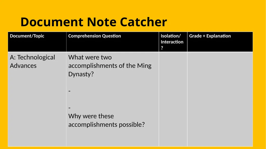 S2U1L2 Ming Dynasty Aim: Did Isolation help or - slide 4 of 18