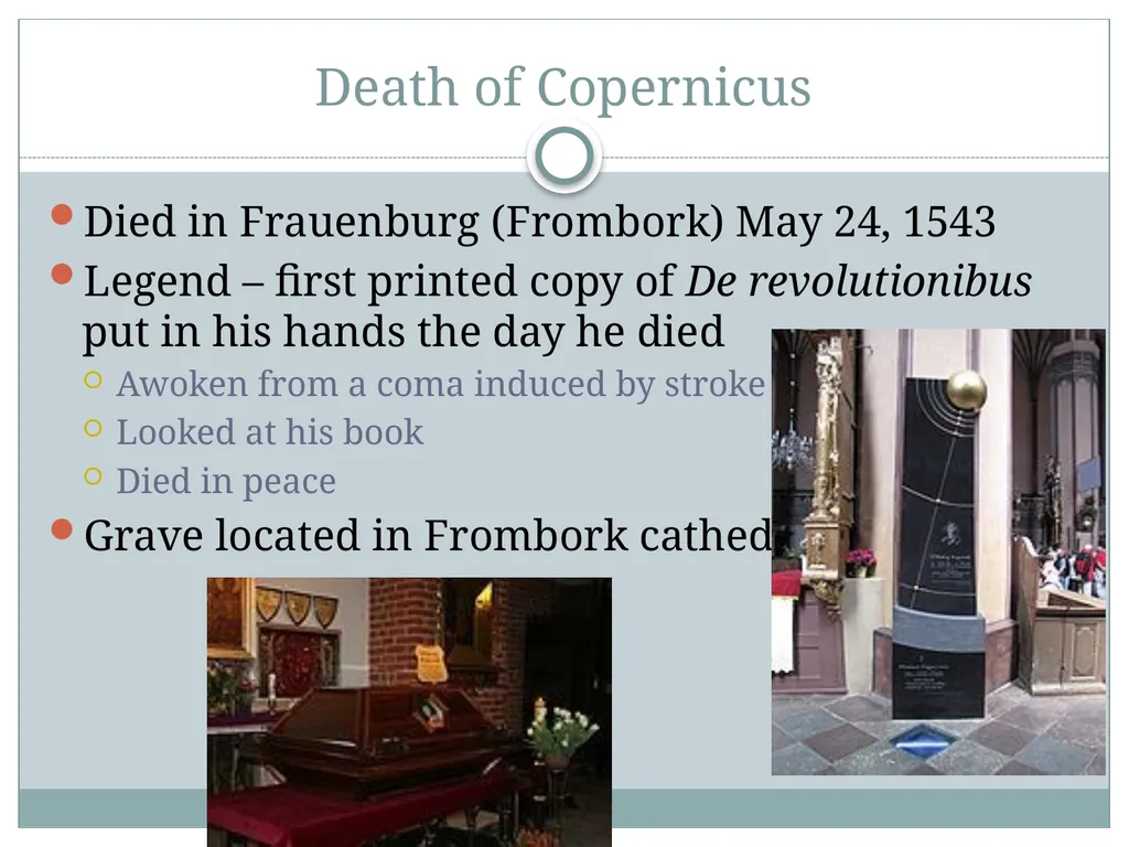 Nicolaus Copernicus Why Is He So Important? - slide 12 of 15