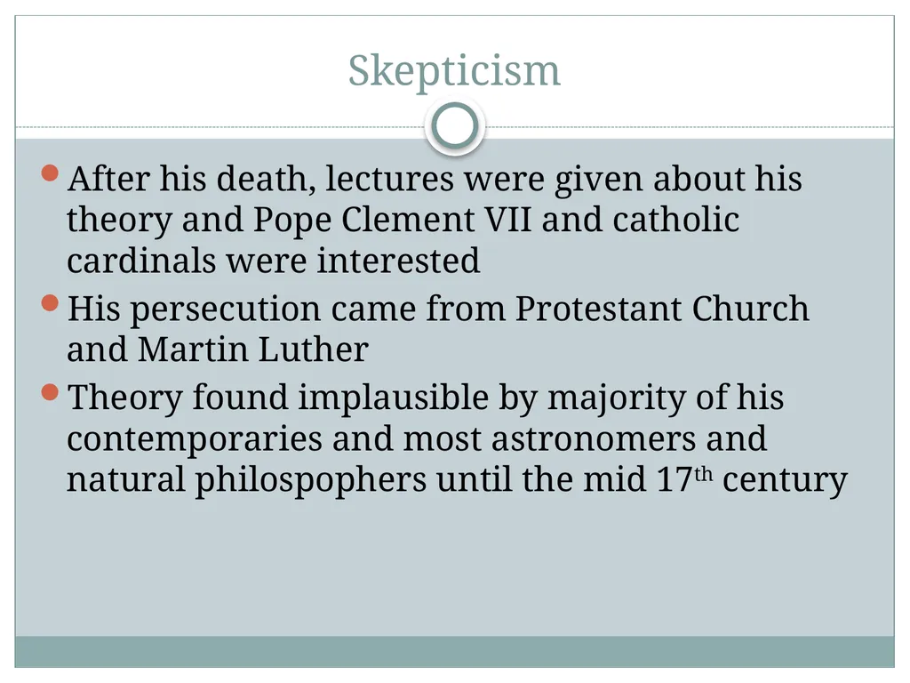 Nicolaus Copernicus Why Is He So Important? - slide 13 of 15