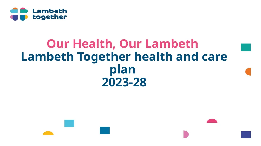 Lambeth Together Integrated Assurance Report 14 - slide 4 of 46