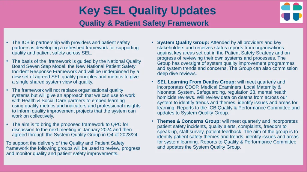Lambeth Together Integrated Assurance Report 14 - slide 32 of 46