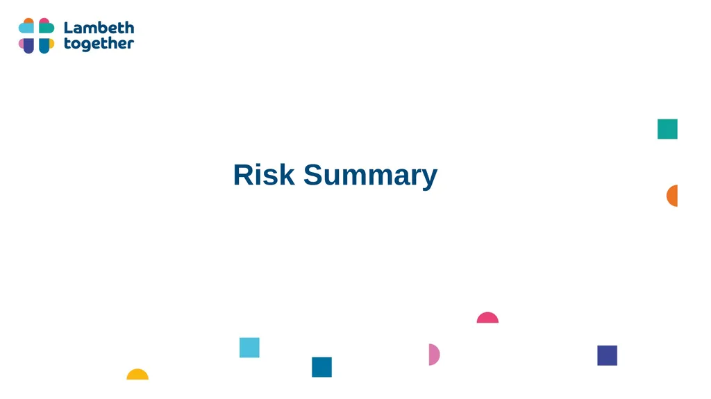 Lambeth Together Integrated Assurance Report 14 - slide 38 of 46