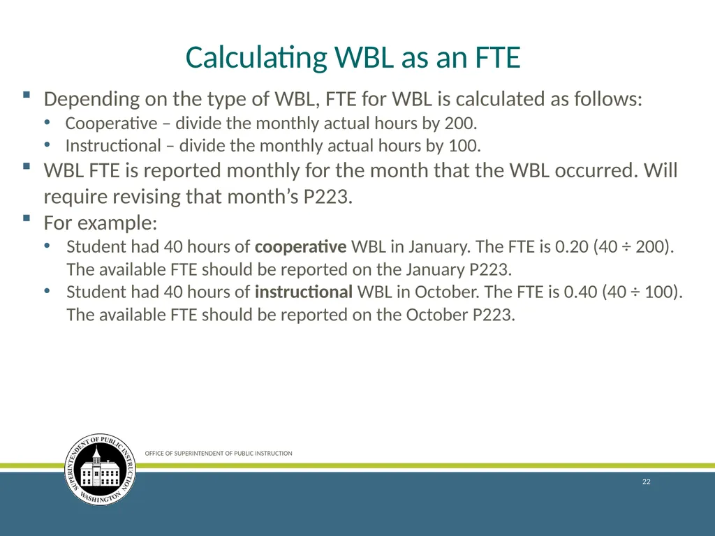 Enrollment Reporting for the 2018–19 School Year - slide 22 of 44