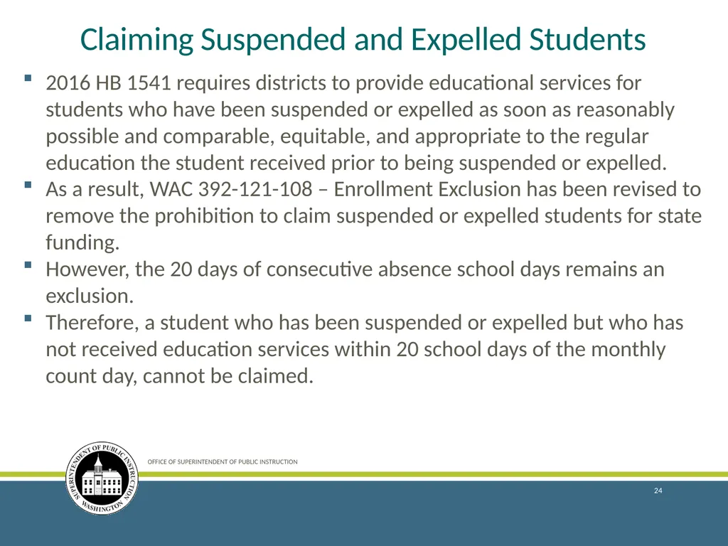 Enrollment Reporting for the 2018–19 School Year - slide 24 of 44