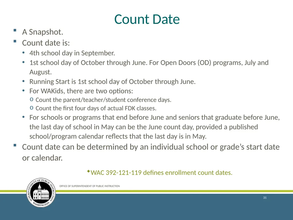 Enrollment Reporting for the 2018–19 School Year - slide 31 of 44