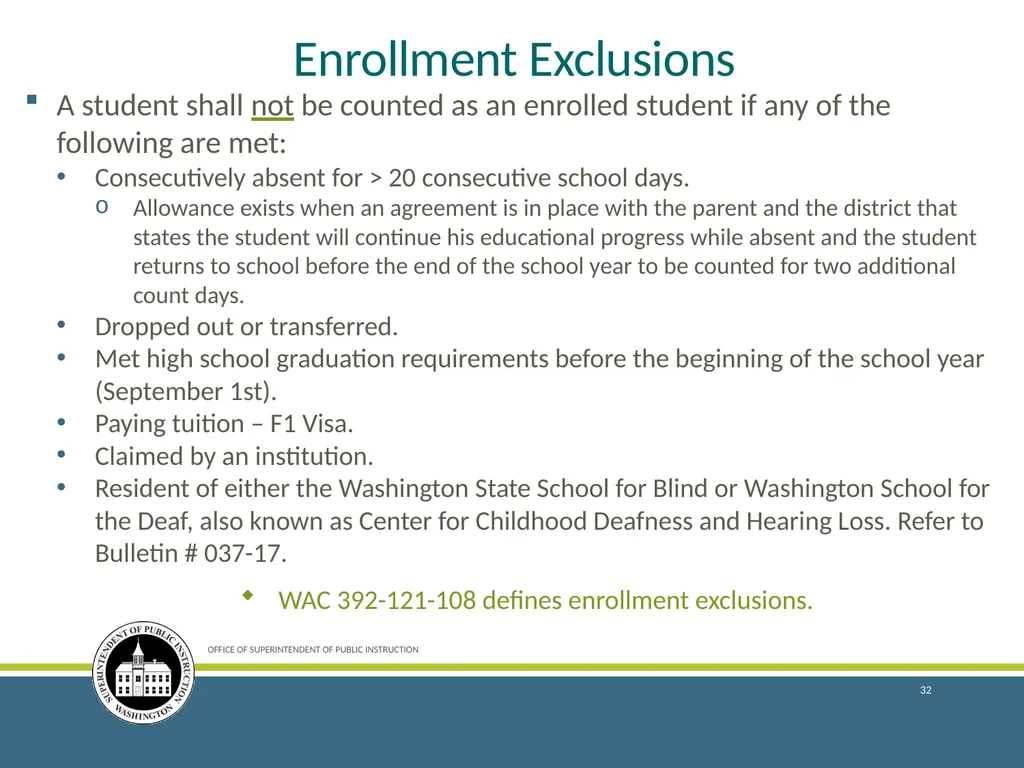 Enrollment Reporting for the 2018–19 School Year - slide 32 of 44