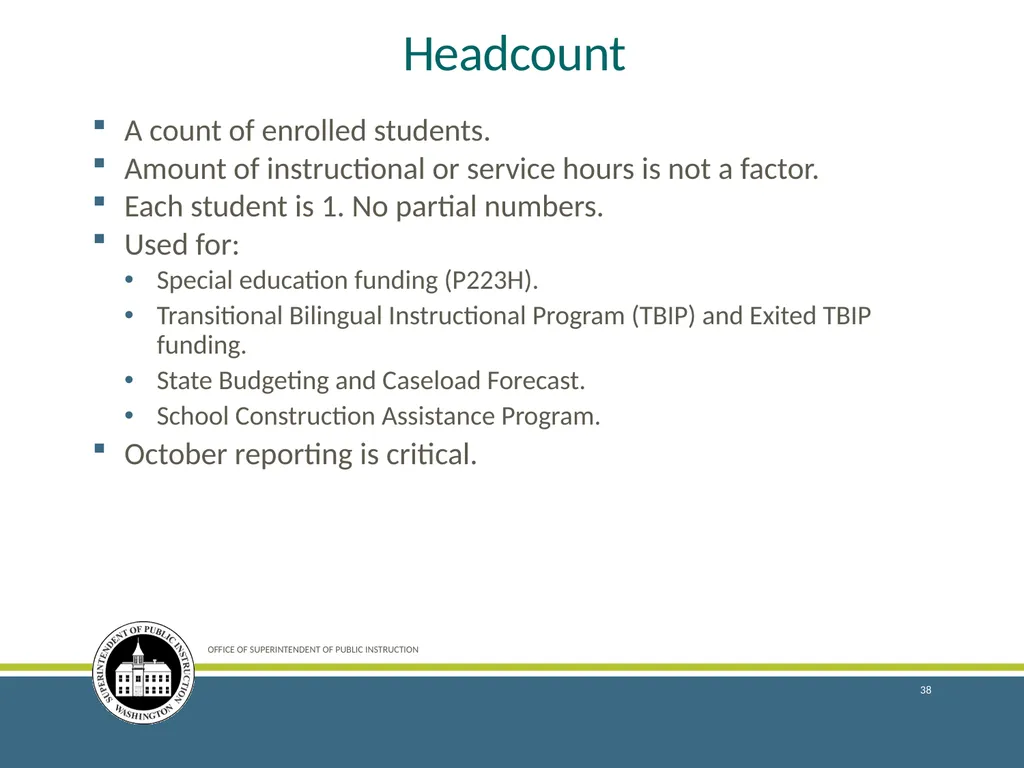 Enrollment Reporting for the 2018–19 School Year - slide 38 of 44