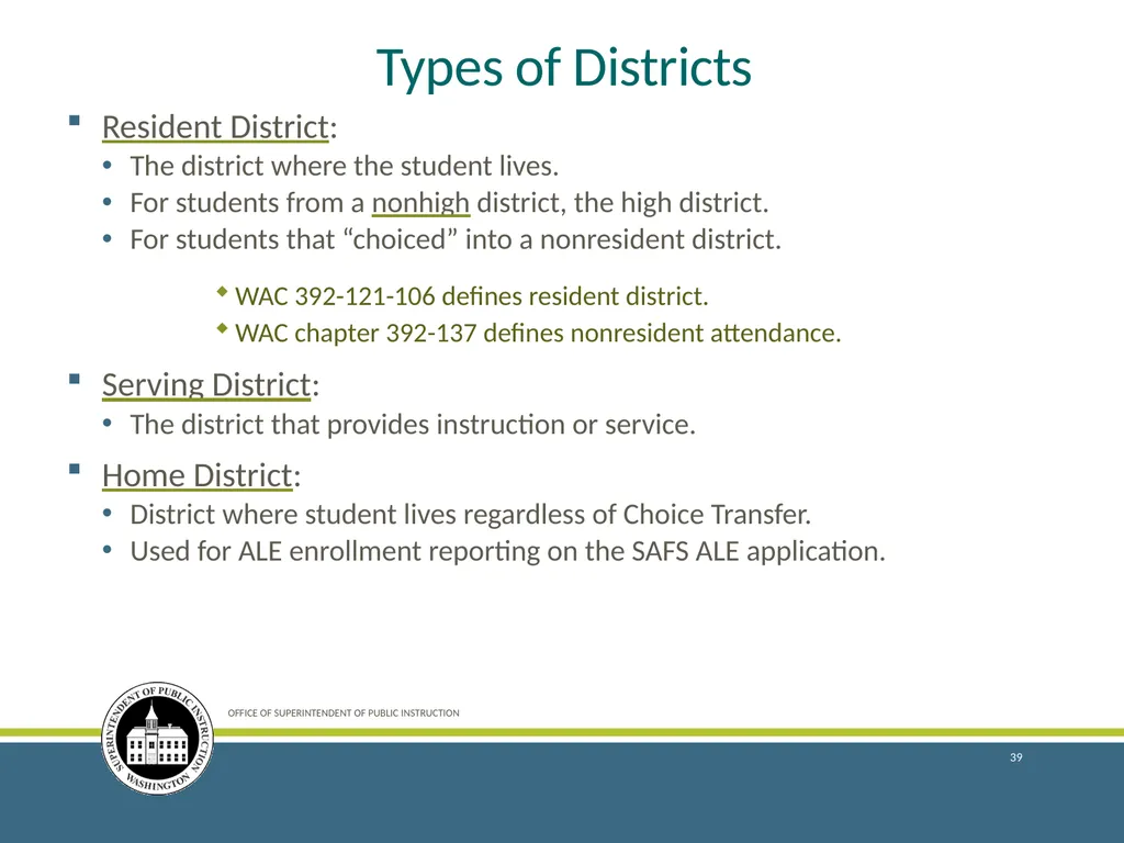 Enrollment Reporting for the 2018–19 School Year - slide 39 of 44