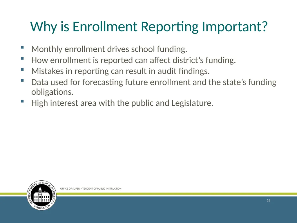 Enrollment Reporting for the 2018–19 School Year - slide 28 of 44