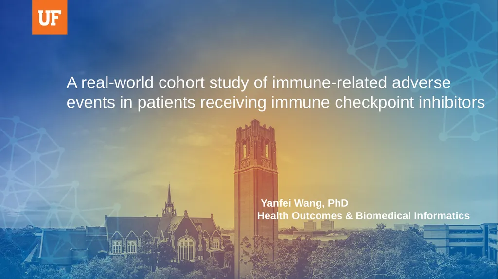 Yanfei Wang, PhD Health Outcomes & Biomedical - slide 1 of 16