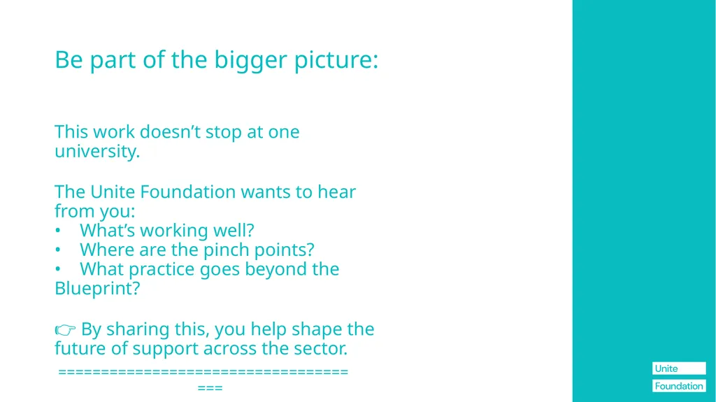 The Blueprint + SU's Information for Student Reps - slide 9 of 76