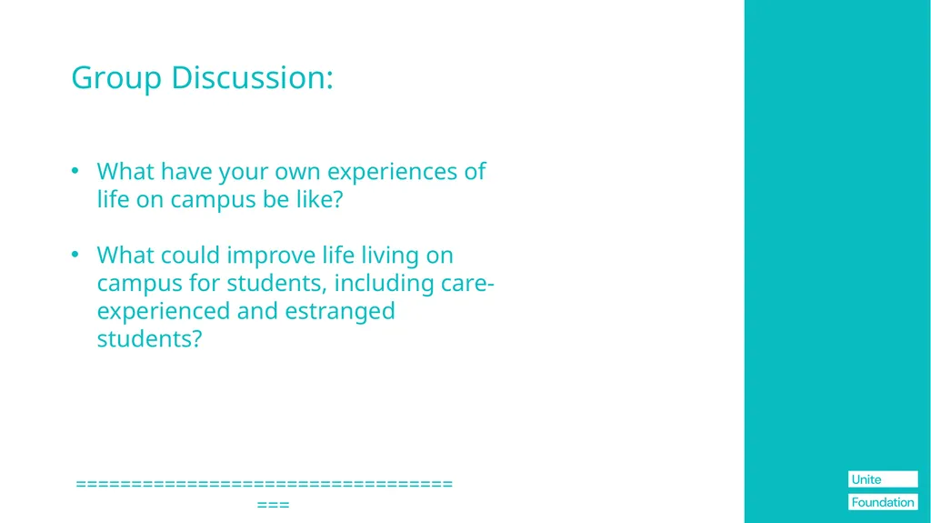 The Blueprint + SU's Information for Student Reps - slide 10 of 76