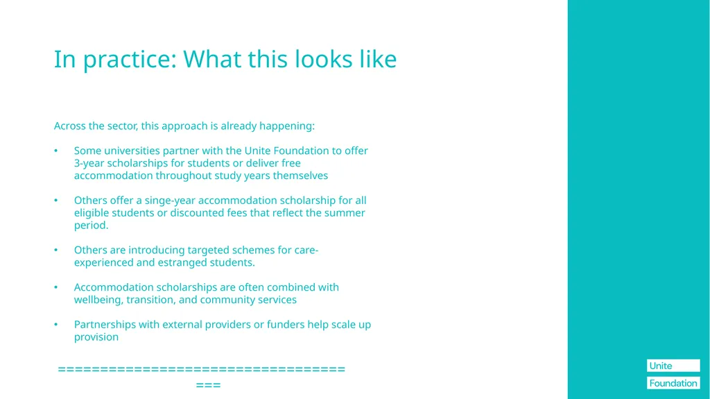 The Blueprint + SU's Information for Student Reps - slide 72 of 76