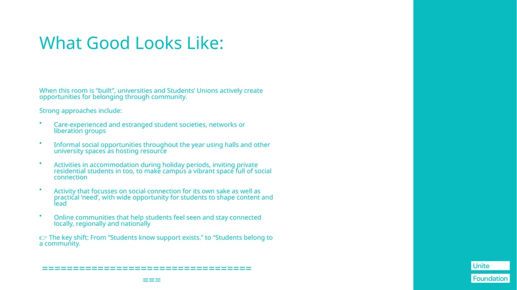 The Blueprint + SU's Information for Student Reps - slide 54 of 76