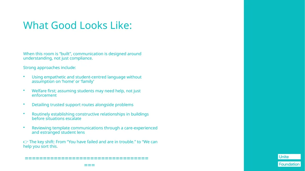 The Blueprint + SU's Information for Student Reps - slide 63 of 76