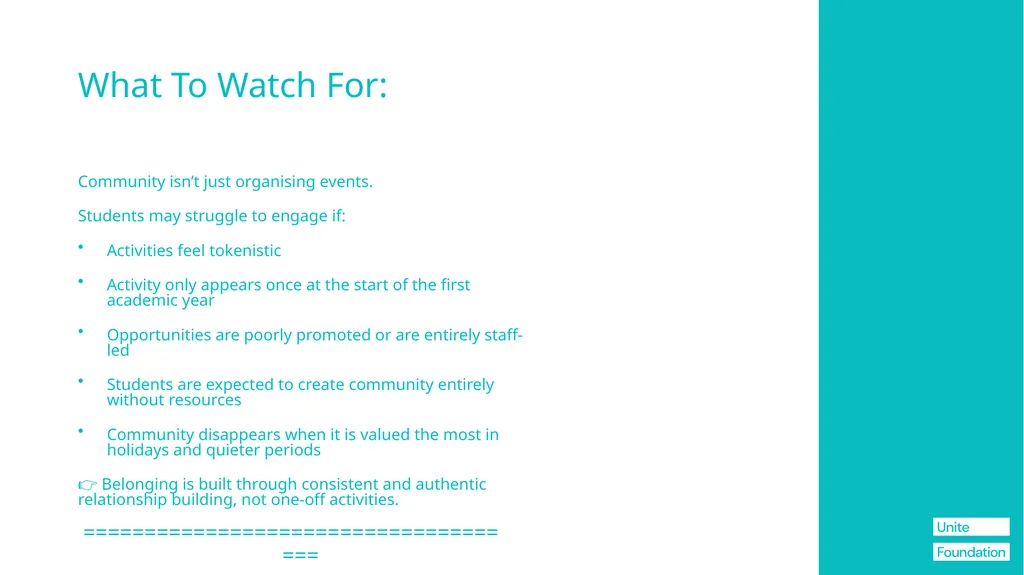 The Blueprint + SU's Information for Student Reps - slide 57 of 76