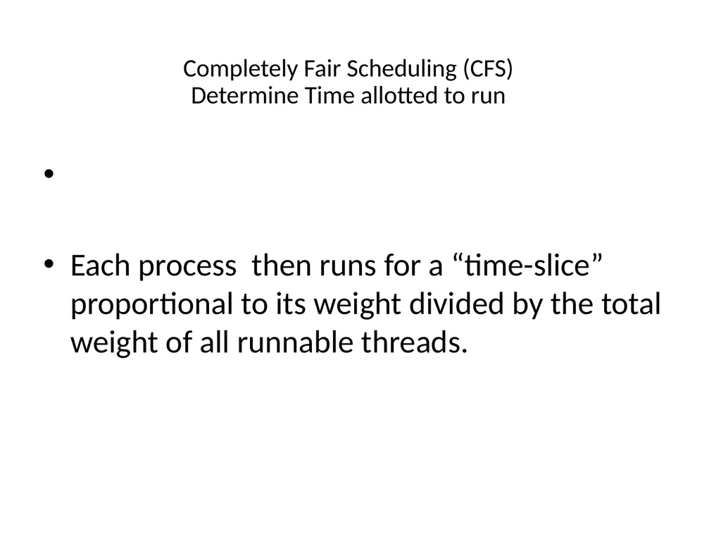 Linux Process Management Linux Implementation of - slide 11 of 14