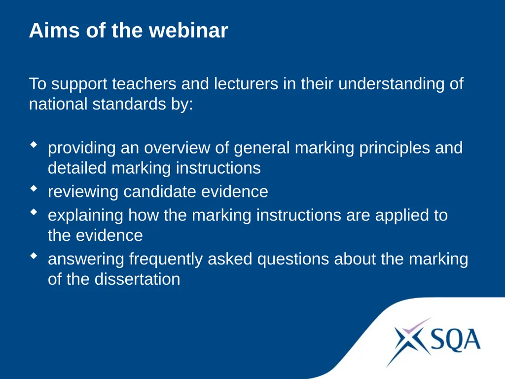 Understanding Standards — Advanced Higher English - slide 2 of 72