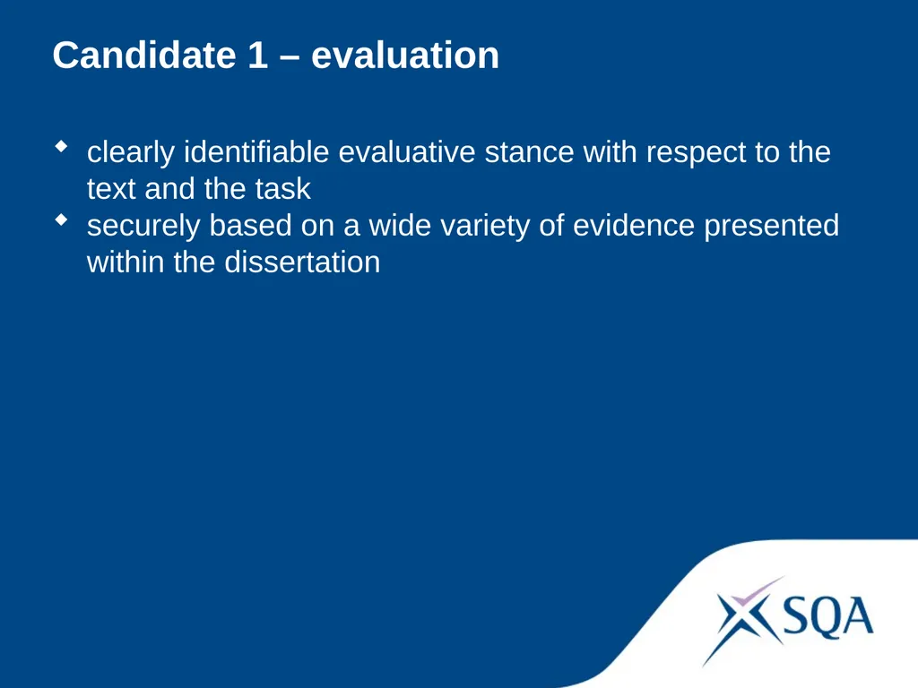 Understanding Standards — Advanced Higher English - slide 15 of 72