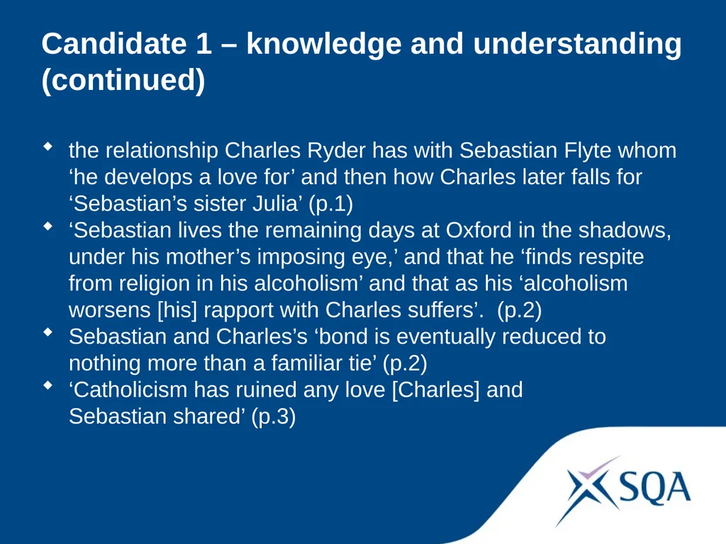 Understanding Standards — Advanced Higher English - slide 9 of 72