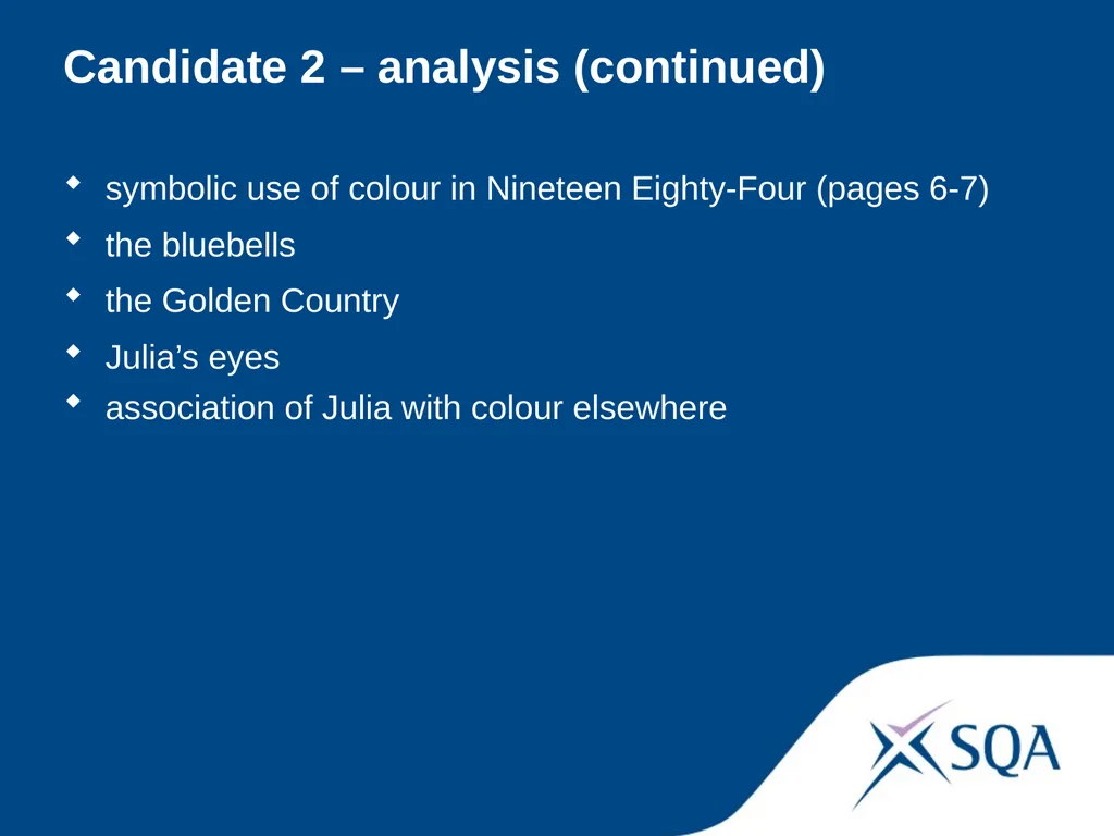 Understanding Standards — Advanced Higher English - slide 29 of 72