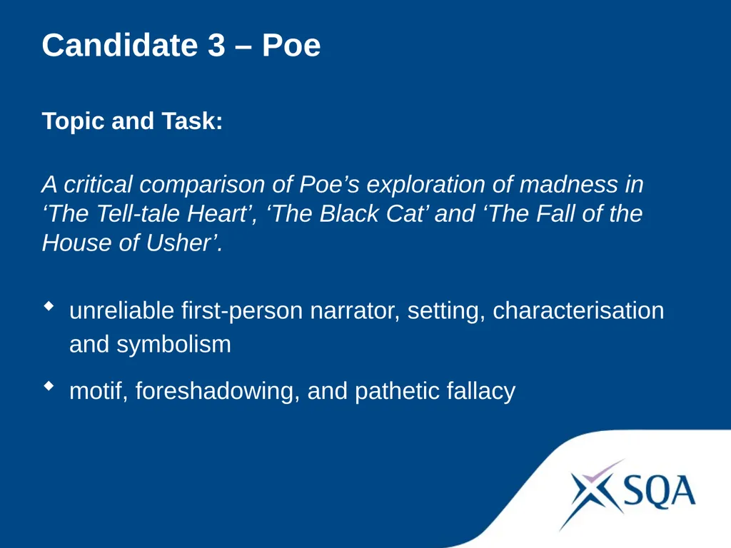 Understanding Standards — Advanced Higher English - slide 34 of 72