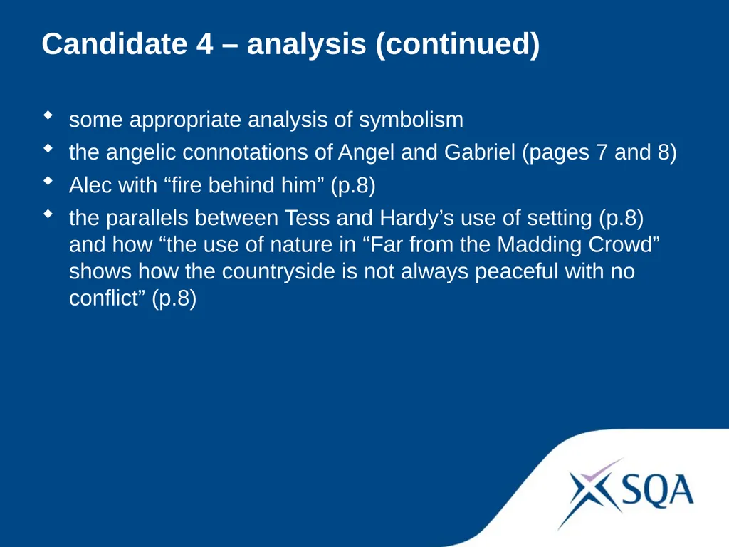 Understanding Standards — Advanced Higher English - slide 61 of 72