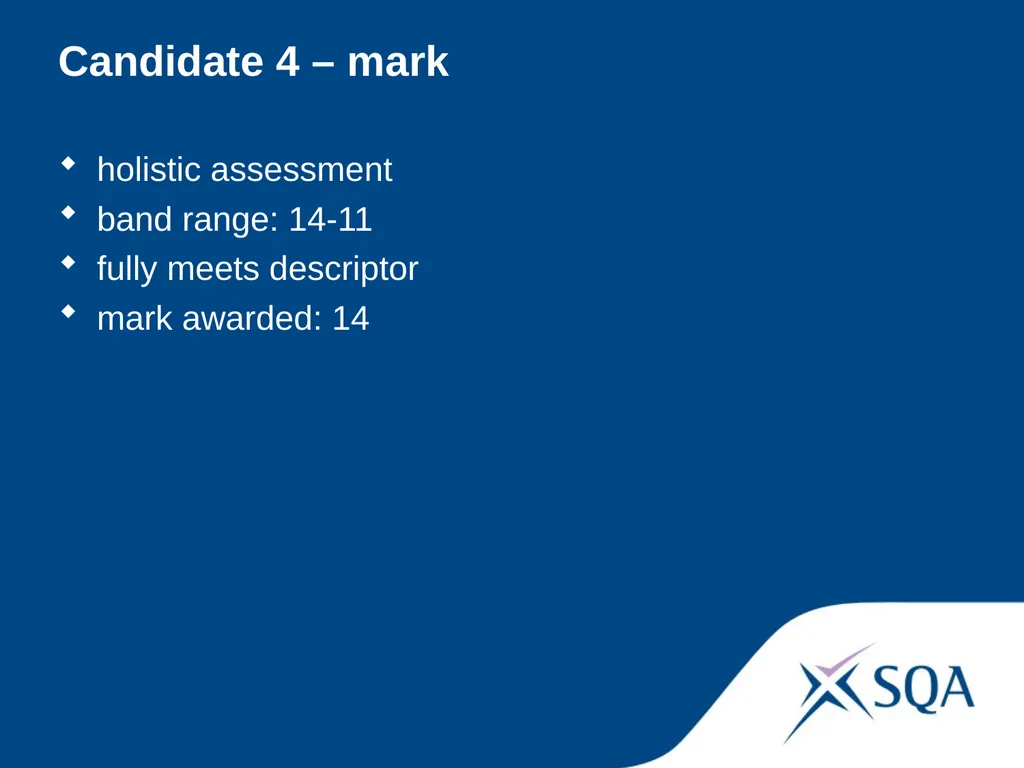 Understanding Standards — Advanced Higher English - slide 66 of 72