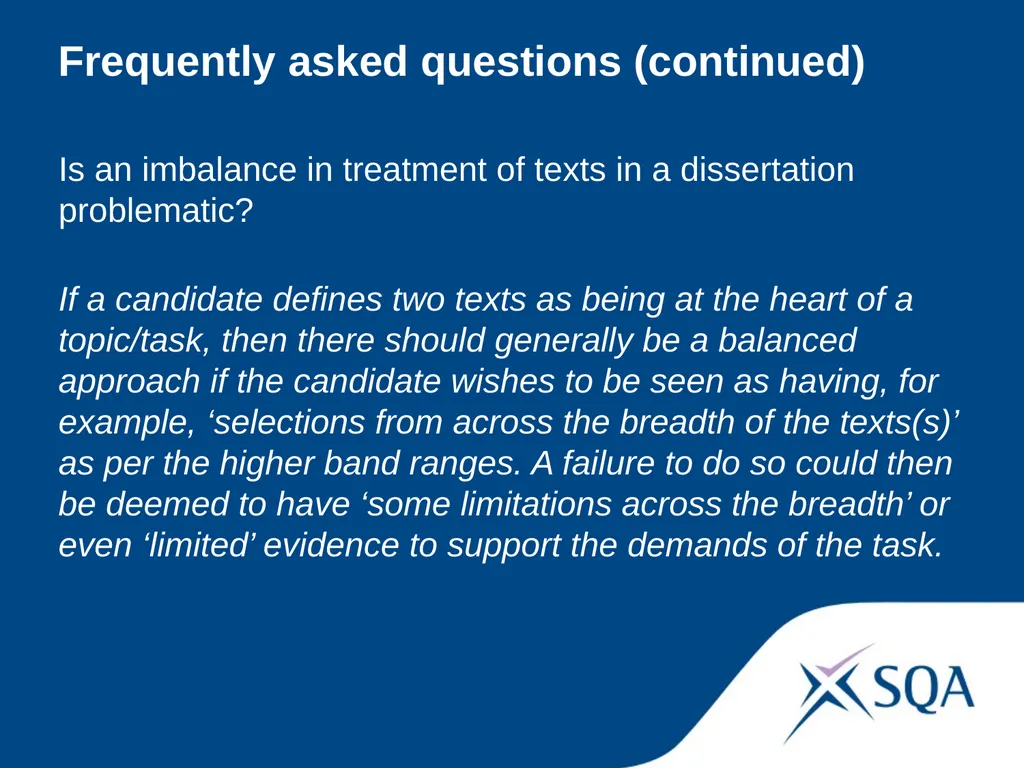 Understanding Standards — Advanced Higher English - slide 69 of 72